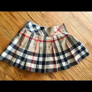Burberry Girls shirt size 10 years old like new.